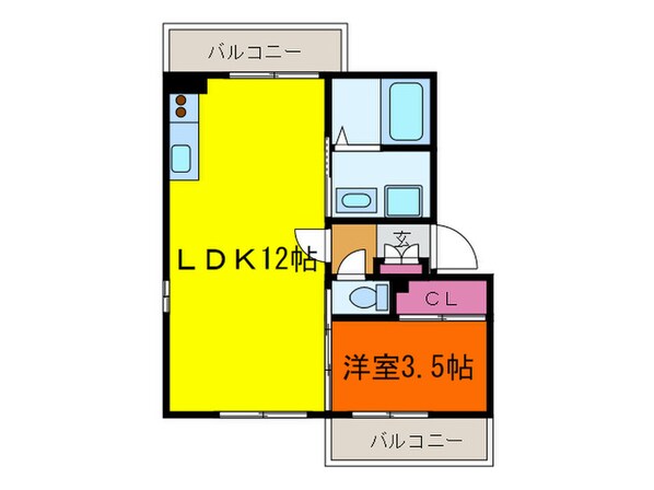 グリ－ンパ－クの物件間取画像